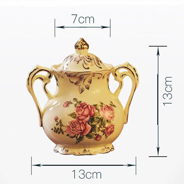 Cerâmica Sugar Bowl Sal Condimento Jarras Cozinha Ferramentaceramic Sugar Bowlsugar Bowlceramic Sugar - HTTN Imagem de Cerâmica Sugar Bowl Sal Condimento Jarras Cozinha Ferramentaceramic Sugar Bowlsugar Bowlceramic Sugar