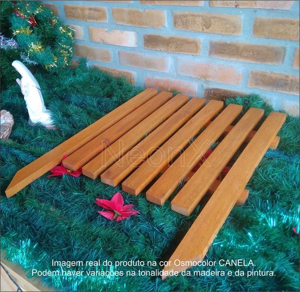 Imagem de Cerca Cerquinha Jardim Horta Decoração Modular 50x65 cm Com Pintura Neonx