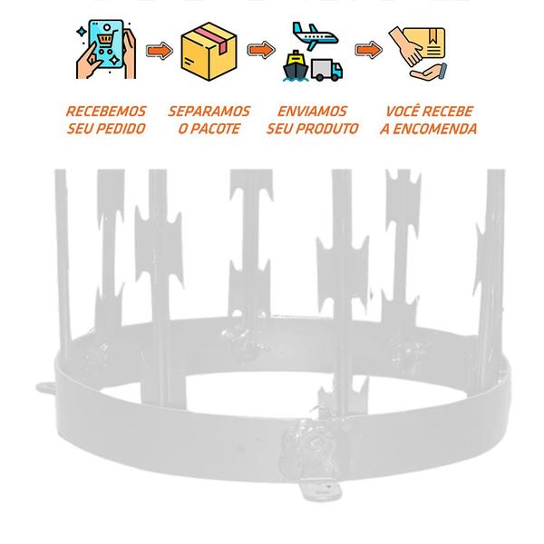 Imagem de Cerca Concertina Para Proteção De Camera De Segurança Scudo