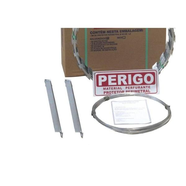 Imagem de Cerca Perimetral Cerca Perimetral Kit Facil 30Dm10M  Kgalvanizado30L2.10