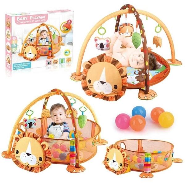 Cercadinho Infantil com 12 Bolinhas e Tapete Atividades - Yeet Imagem de Cercadinho Infantil com 12 Bolinhas e Tapete Atividades