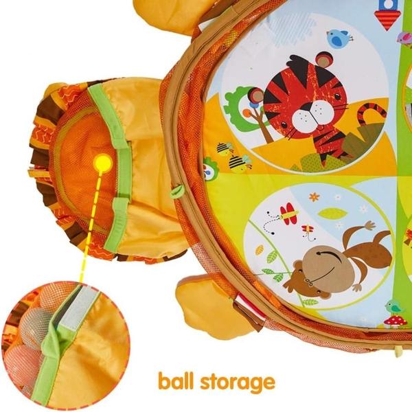Cercadinho Infantil com 12 Bolinhas e Tapete Atividades - Yeet Imagem de Cercadinho Infantil com 12 Bolinhas e Tapete Atividades