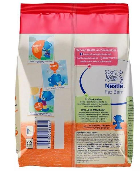 Cereais Infantil Nestlé Mucilon Multicereais Em Pacote 600 G - Nestle Imagem de Cereais Infantil Nestlé Mucilon Multicereais Em Pacote 600 G