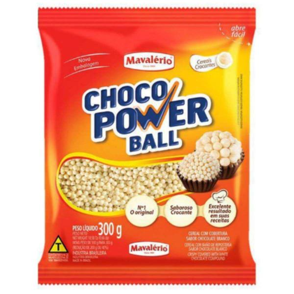 Imagem de Cereal com Cobertura Sabor Chocolate Branco  Choco Power Ball 300g