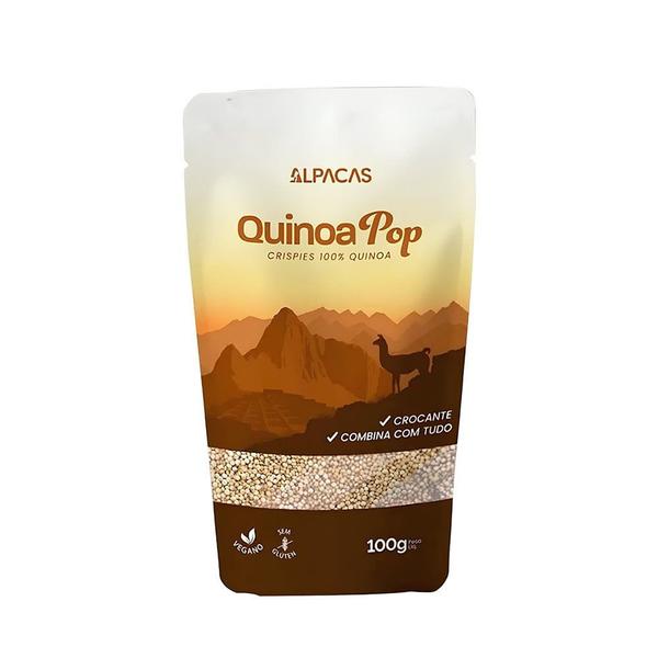 Cereal Crispy Alpaca Quinoa Pop - 100g - Alpacas Imagem de Cereal Crispy Alpaca Quinoa Pop - 100g