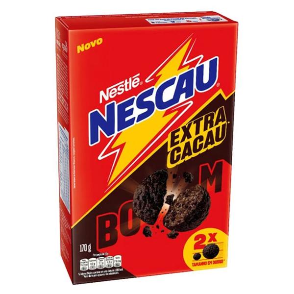 Cereal Extra Cacau Nescau Nestlé 170g Imagem de Cereal Extra Cacau Nescau Nestlé 170g