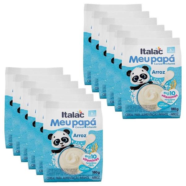 Imagem de Cereal Infantil Italac Arroz Meu Papá 180g