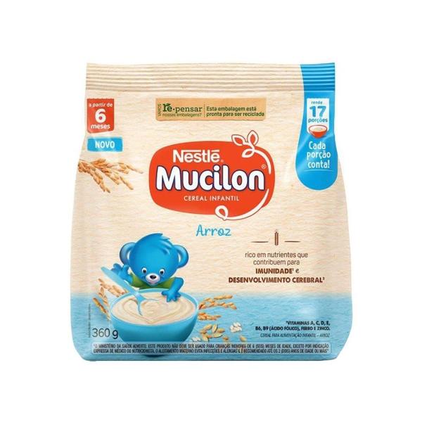 Imagem de Cereal Infantil Mucilon de Arroz 360g - Embalagem com 9 Unidades