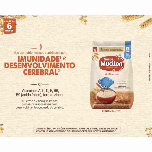 Imagem de Cereal Infantil Mucilon Multicereais 180g