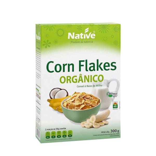 Imagem de Cereal Matinal Corn Flakes Orgânico 300 Gr Native