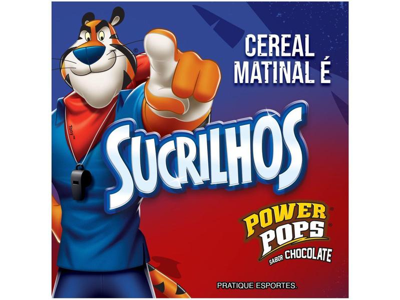 Imagem de Cereal Matinal Infantil Chocolate Kelloggs - Sucrilhos Power Pops 200g