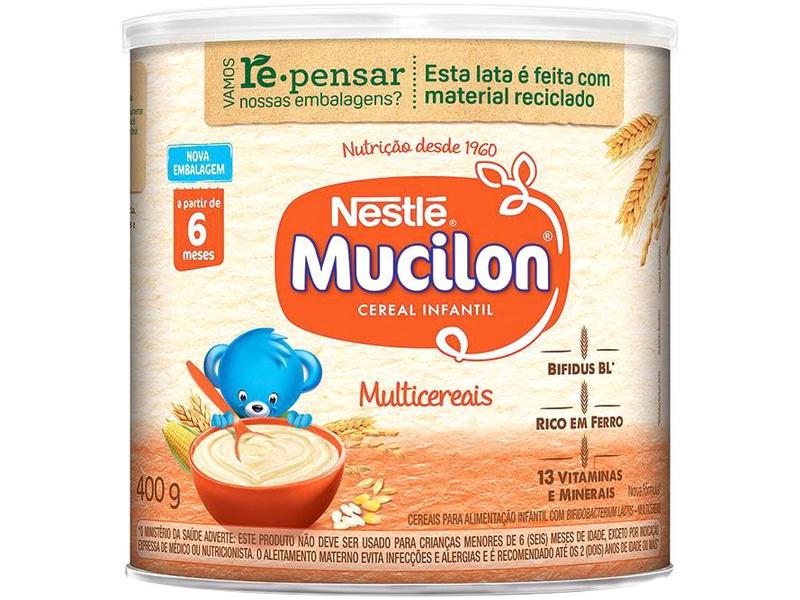 Imagem de Cereal Matinal Infantil Mucilon Multicereais