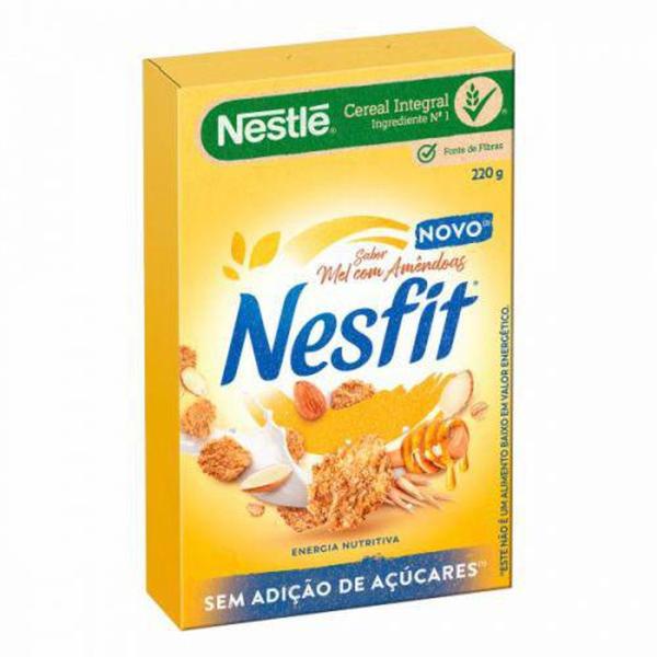 Cereal Matinal Integral Mel c/ Amêndoa S Açúcar 220grNestlé - Nestle Imagem de Cereal Matinal Integral Mel c/ Amêndoa S Açúcar 220grNestlé - Nestle