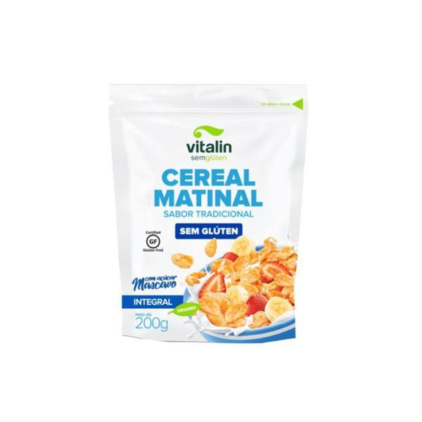 Imagem de Cereal Matinal Integral Sem Glúten 200g sabor Tradicional - Vitalin