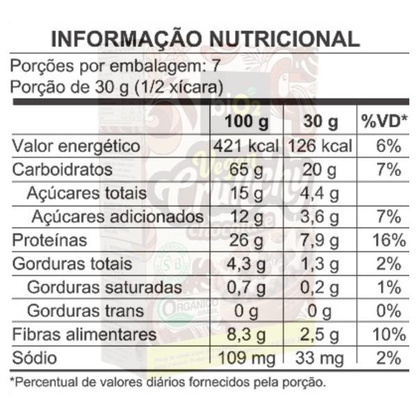 Imagem de Cereal Matinal Integral Vegan Crunchy Chocolate Bio2 200g