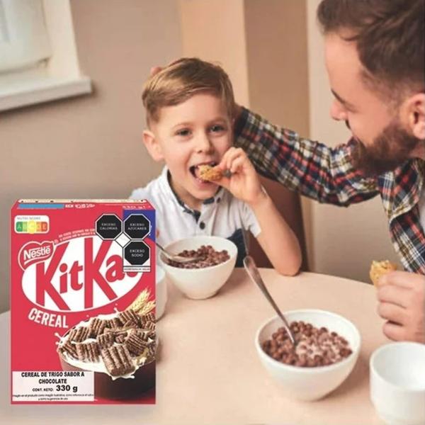 Cereal Matinal KIT KAT 330g Alemanha - Nestlé Imagem de Cereal Matinal KIT KAT 330g Alemanha