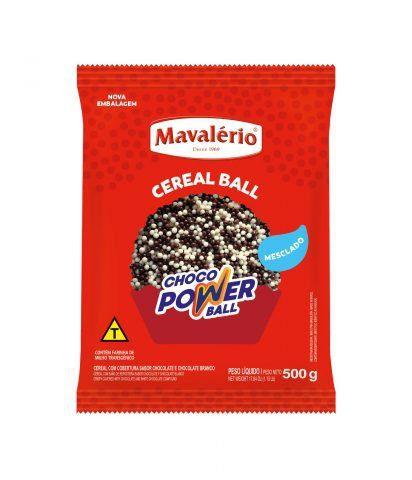 Cereal Mini Leite/Branco Choco Power 500g - Mavalério Imagem de Cereal Mini Leite/Branco Choco Power 500g