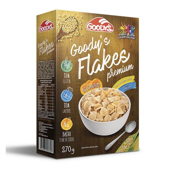 Cereal Sem Glúten e Lactose Flakes Ball Açucarado 270g - Goodys Imagem de Cereal Sem Glúten e Lactose Flakes Ball Açucarado 270g