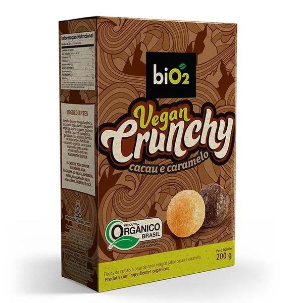 Imagem de Cereal Vegan Crunchy de Cacau e Caramelo biO2 200g