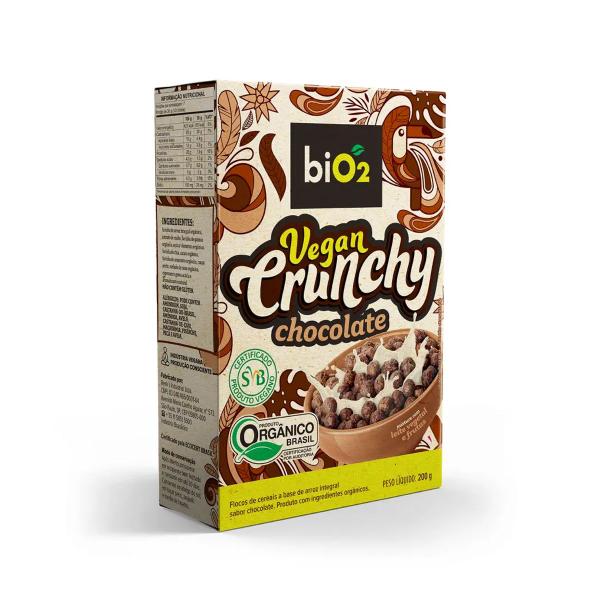 Imagem de Cereal Vegano Sabor Chocolate Vegan Crunchy 200g BiO2