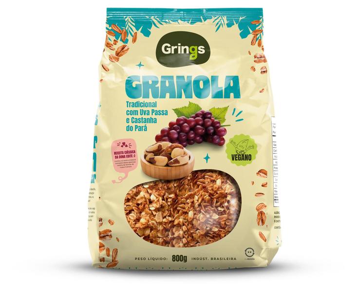 Cerealle granola tradicional 800g grings Imagem de Cerealle granola tradicional 800g grings