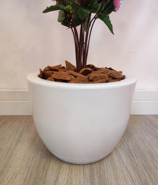 Cerejeira Artificial Buquê Rosa Com Vaso Bojo Completo - PlantaImport Imagem de Cerejeira Artificial Buquê Rosa Com Vaso Bojo Completo