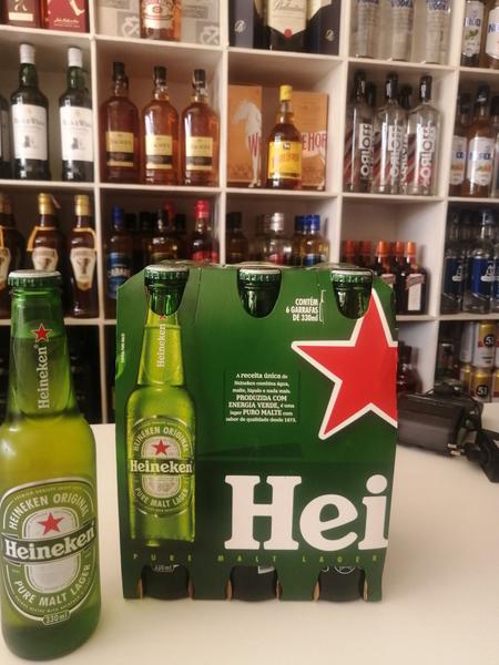 Imagem de Cervej Heineken caixinha com 6