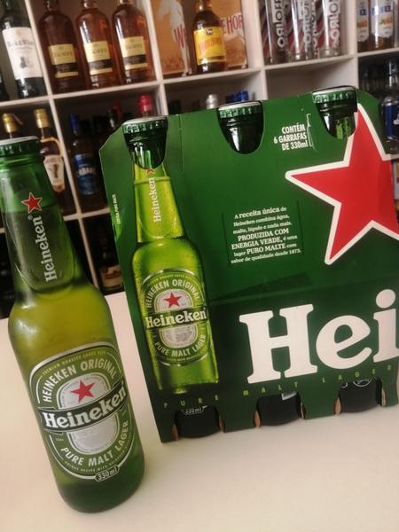 Imagem de Cervej Heineken caixinha com 6