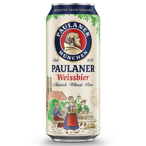 Imagem de Cerveja Alemã PAULANER Weissbier Lata 500ml (12 latas)