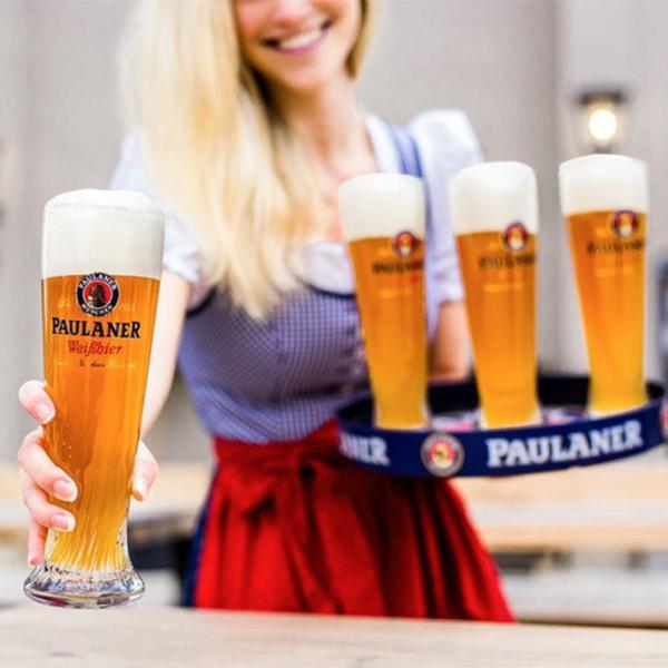 Imagem de Cerveja Alemã Paulaner Weissbier München Lata 500ml (12 Und)