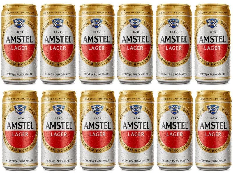 Imagem de Cerveja Amstel Lager Pilsen Lager 12 Unidades - 269ml