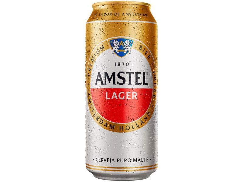 Imagem de Cerveja Amstel Pilsen Lager 12 Unidades - Lata 473ml