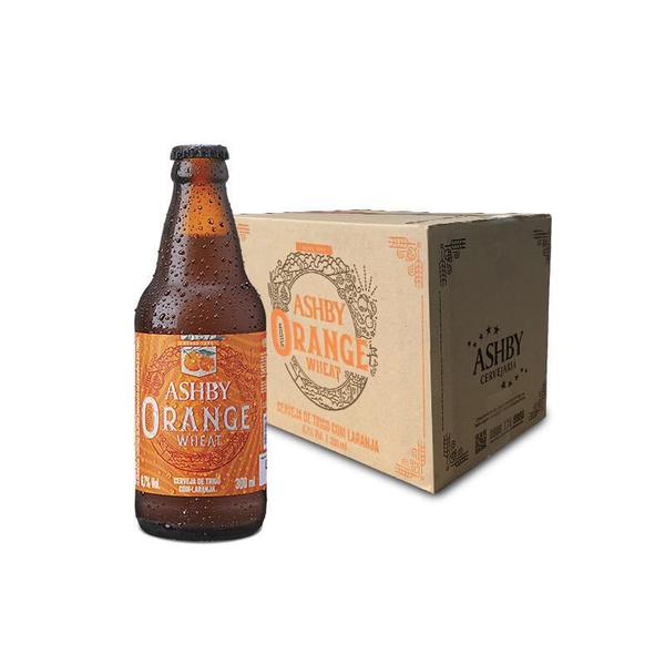 Imagem de Cerveja Ashby Orange Wheat- Caixa Com 12 Unidades
