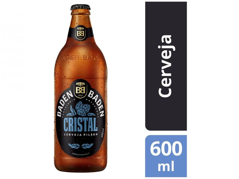 Cerveja Baden Baden Cristal Pilsen - Garrafa 600ml Imagem de Cerveja Baden Baden Cristal Pilsen