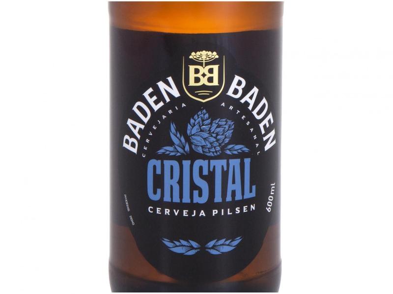 Cerveja Baden Baden Cristal Pilsen - Garrafa 600ml Imagem de Cerveja Baden Baden Cristal Pilsen