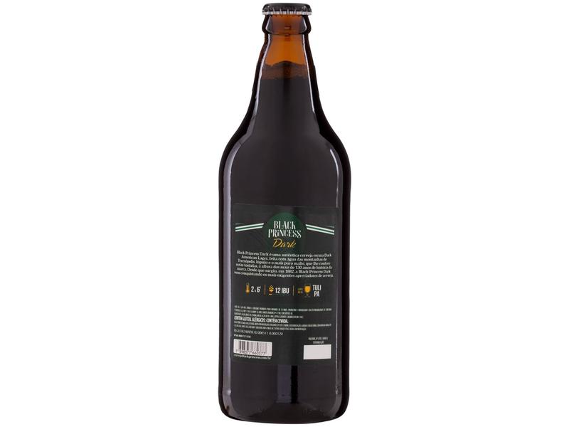 Imagem de Cerveja Black Princess Dark American Lager 6 Unidades Garrafa 600ml