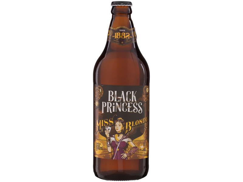 Imagem de Cerveja Black Princess Miss Blonde Blond Ale 6 Unidades Garrafa 600ml