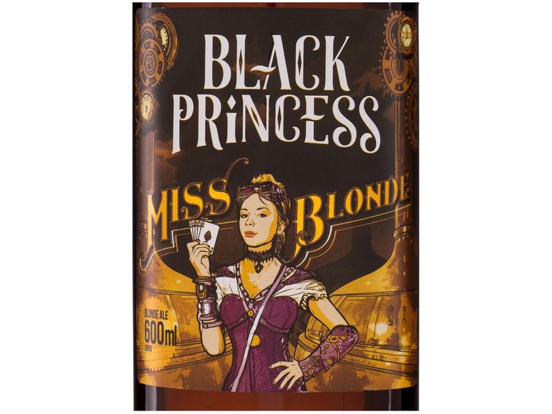 Imagem de Cerveja Black Princess Miss Blonde Blond Ale 6 Unidades Garrafa 600ml