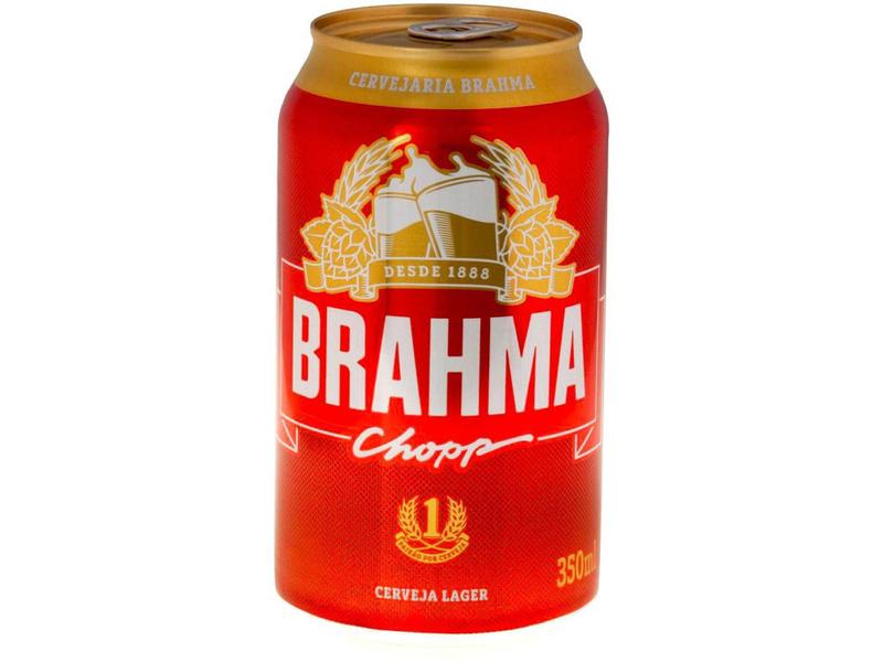 Imagem de Cerveja Brahma Chopp Lager Pilsen 12 Unidades - Lata 350ml