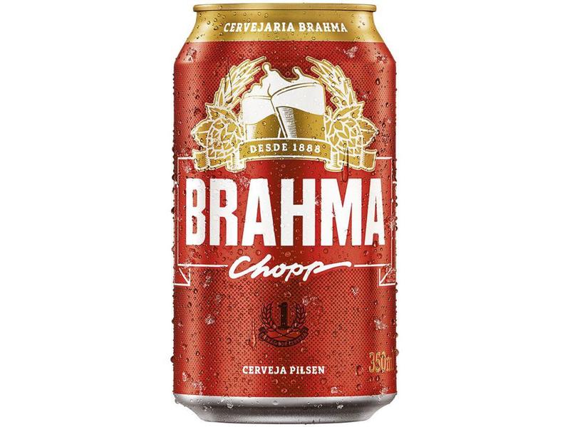 Cerveja Brahma Chopp Pilsen Lager 12 Unidades - Lata 350ml Imagem de Cerveja Brahma Chopp Pilsen Lager 12 Unidades - Lata 350ml