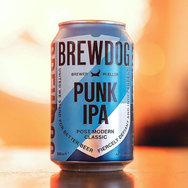 Imagem de Cerveja Brewdog Punk Ipa Reino Unido Lata 330Ml 3 Unidades