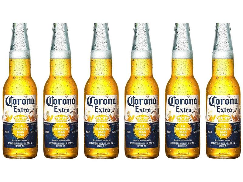 Imagem de Cerveja Corona Extra Lager 6 Unidades - Long Neck 330ml