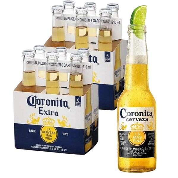 Imagem de Cerveja Coronita Extra Long Neck 210Ml (12 Garrafas)