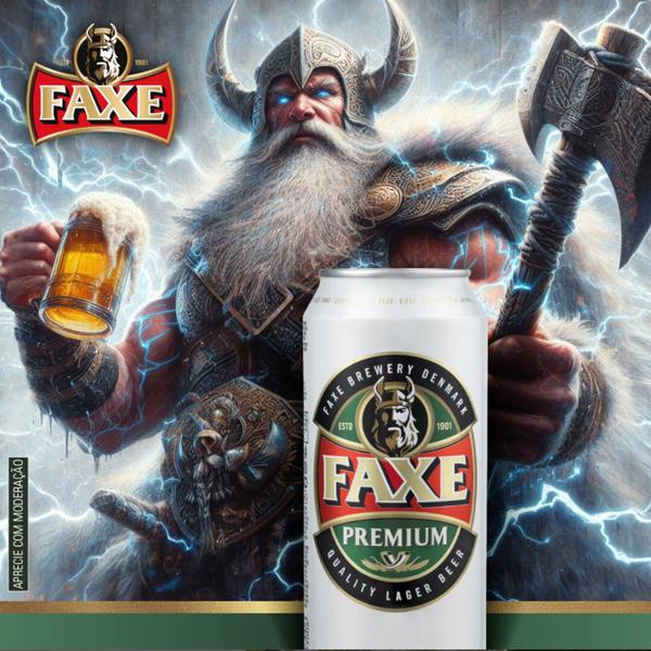 Imagem de Cerveja Faxe Premium Dinamarca Lata 500ml