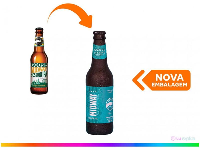 Imagem de Cerveja Goose Island Midway Puro Malte IPA - Ale Long Neck 355ml