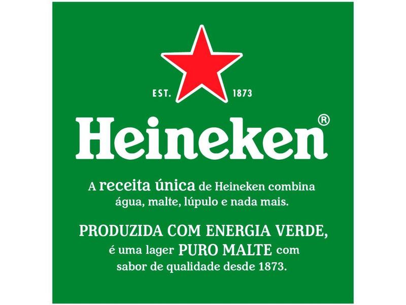 Imagem de Cerveja Heineken Lata Puro Malte Lager 8 Unidades - 269ml