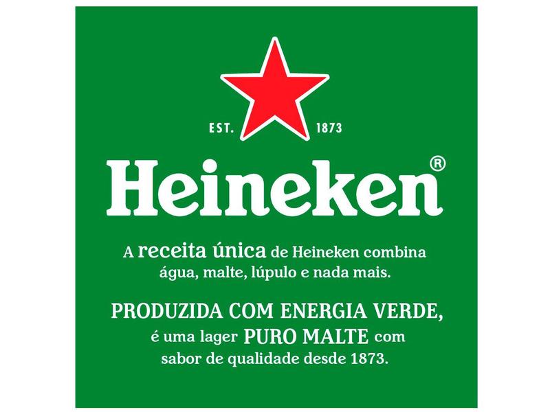 Imagem de Cerveja Heineken Lata Puro Malte Lager 8 Unidades