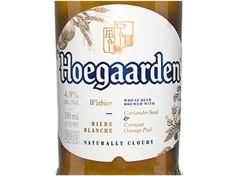 Imagem de Cerveja Hoegaarden Wit Blanche Belga Witbier - Long Neck 330ml