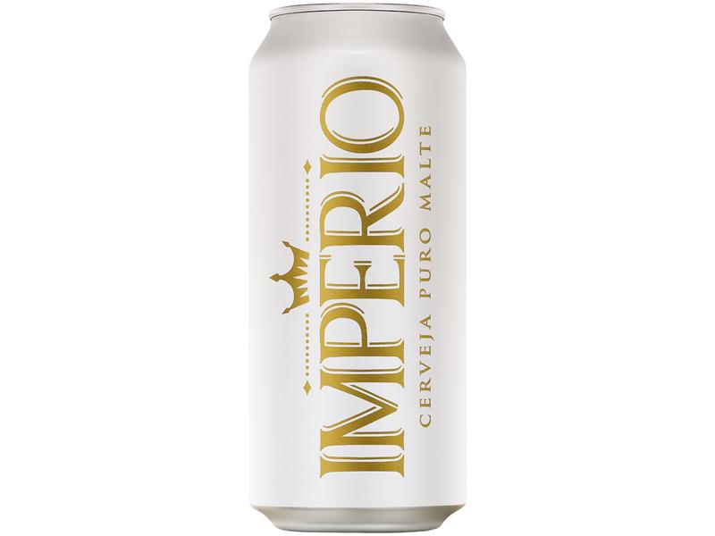 Cerveja Imperio Puro Malte Lata 473ml Cerveja Imperio Puro Malte Lata 473ml