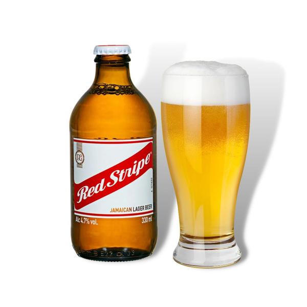 Imagem de Cerveja Jamaicana Red Stripe Lager Garrafa 330ml (Pack 6 Unidades)